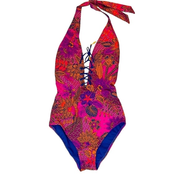 Skinny Dippers Tangerang Sirena One Piece, Color Sunset, Size Small - Picture 2 of 8